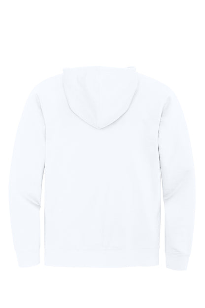 Custom Embroidered District Sweatshirts in White