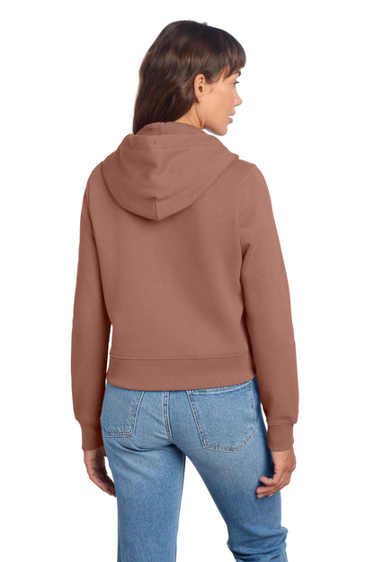Custom Embroidered District Sweatshirts/Fleece in Desert Rose