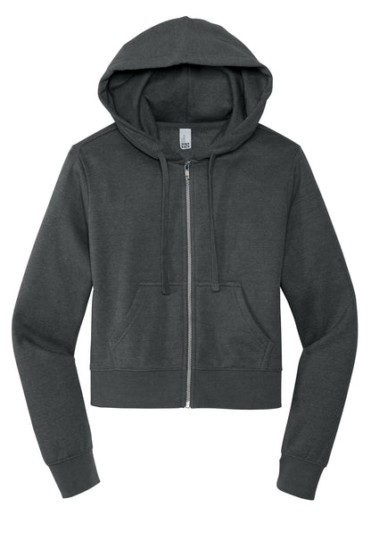 Custom Embroidered District Sweatshirts/Fleece in Heathered Charcoal
