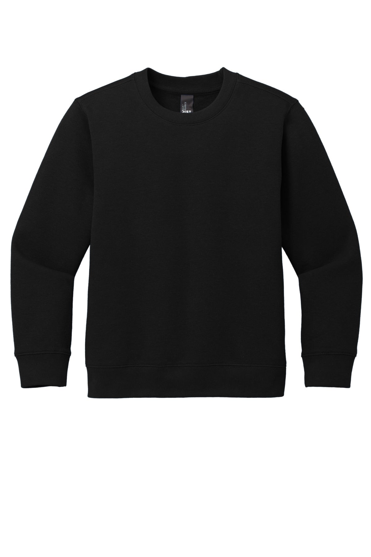 Custom Embroidered District Sweatshirts/Fleece in Black