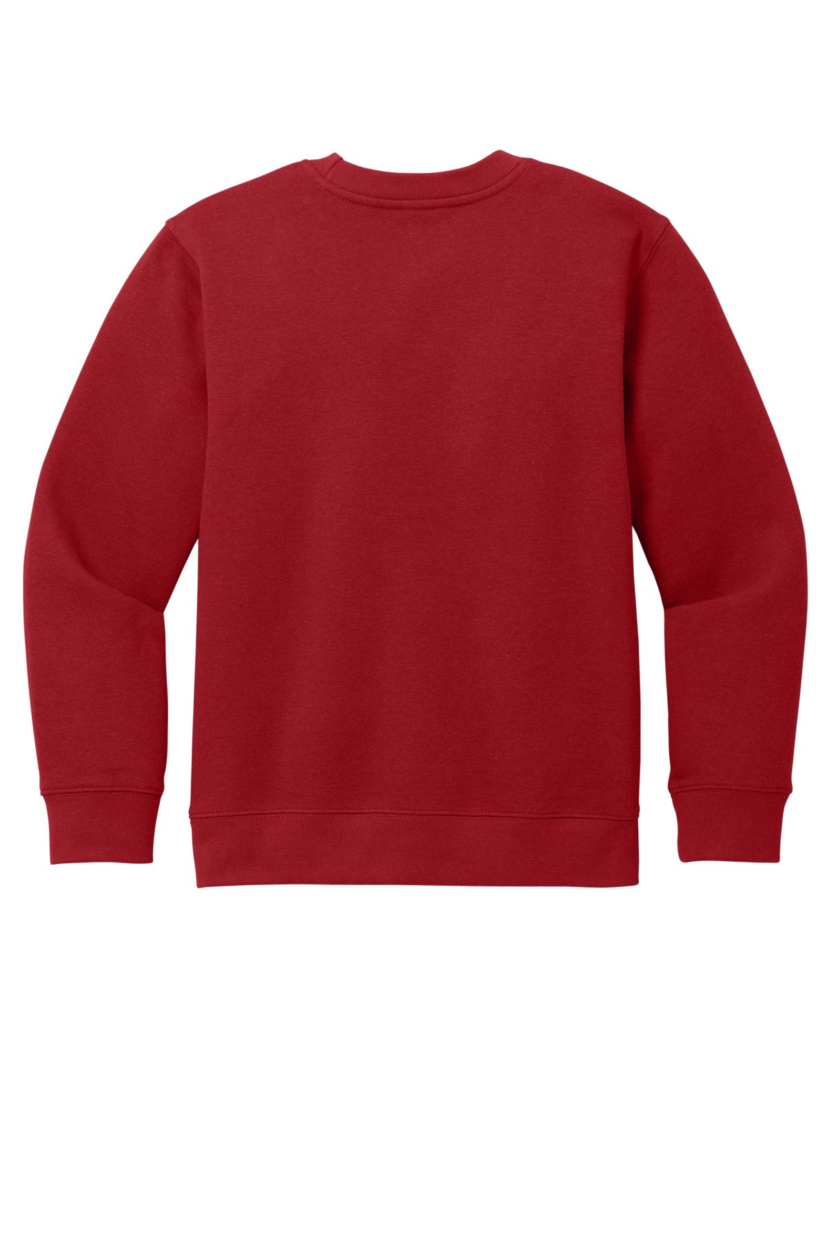 Custom Embroidered District Sweatshirts/Fleece in Classic Red