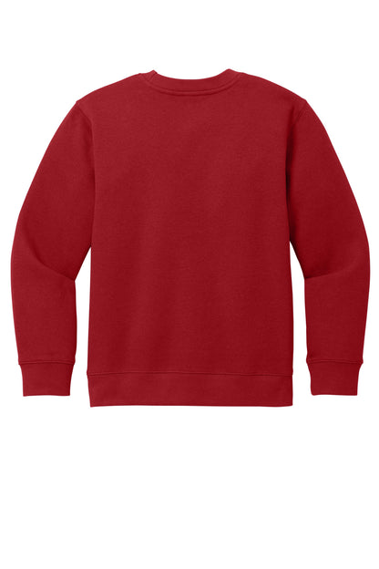 Custom Embroidered District Sweatshirts/Fleece in Classic Red