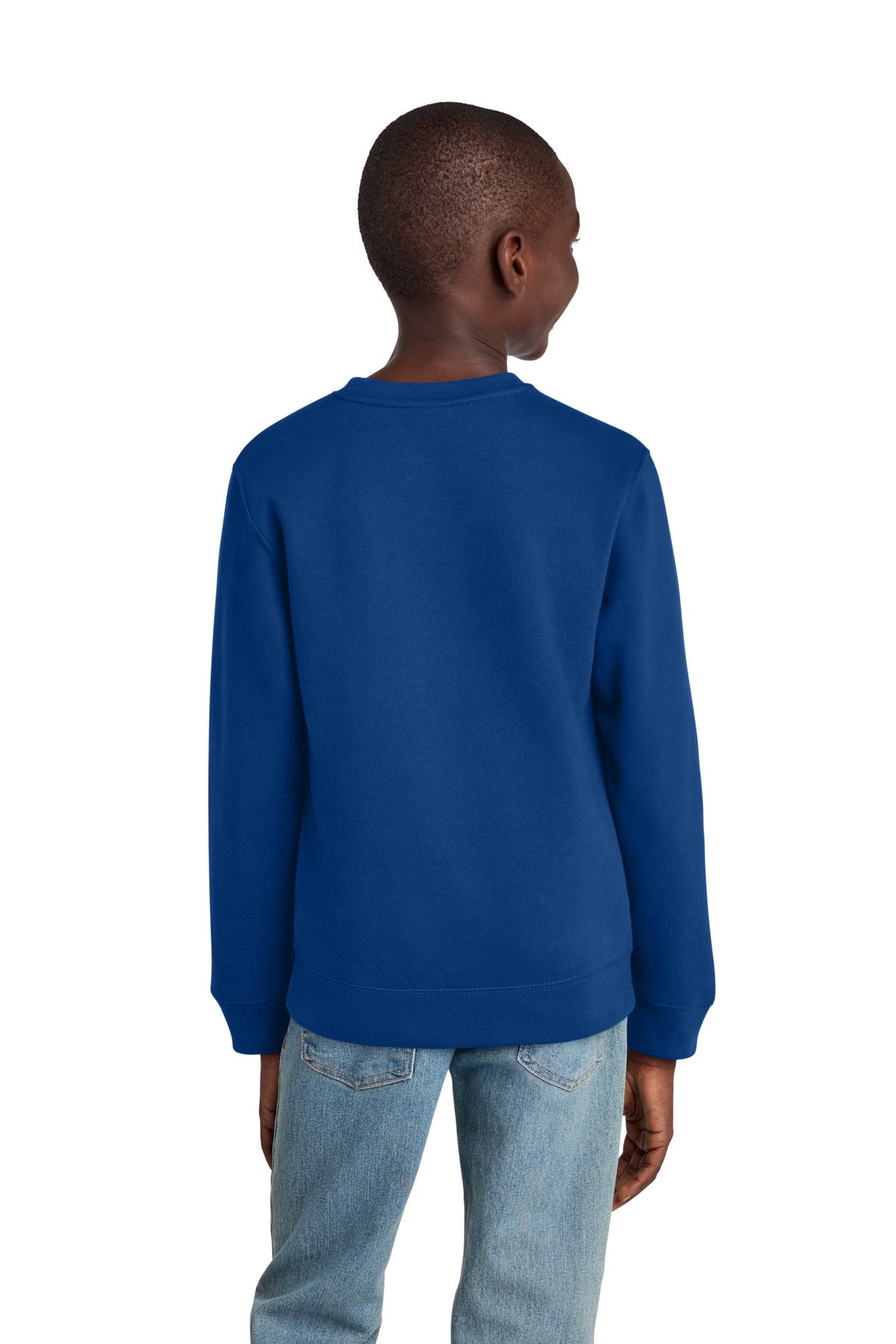Custom Embroidered District Sweatshirts/Fleece in Deep Royal