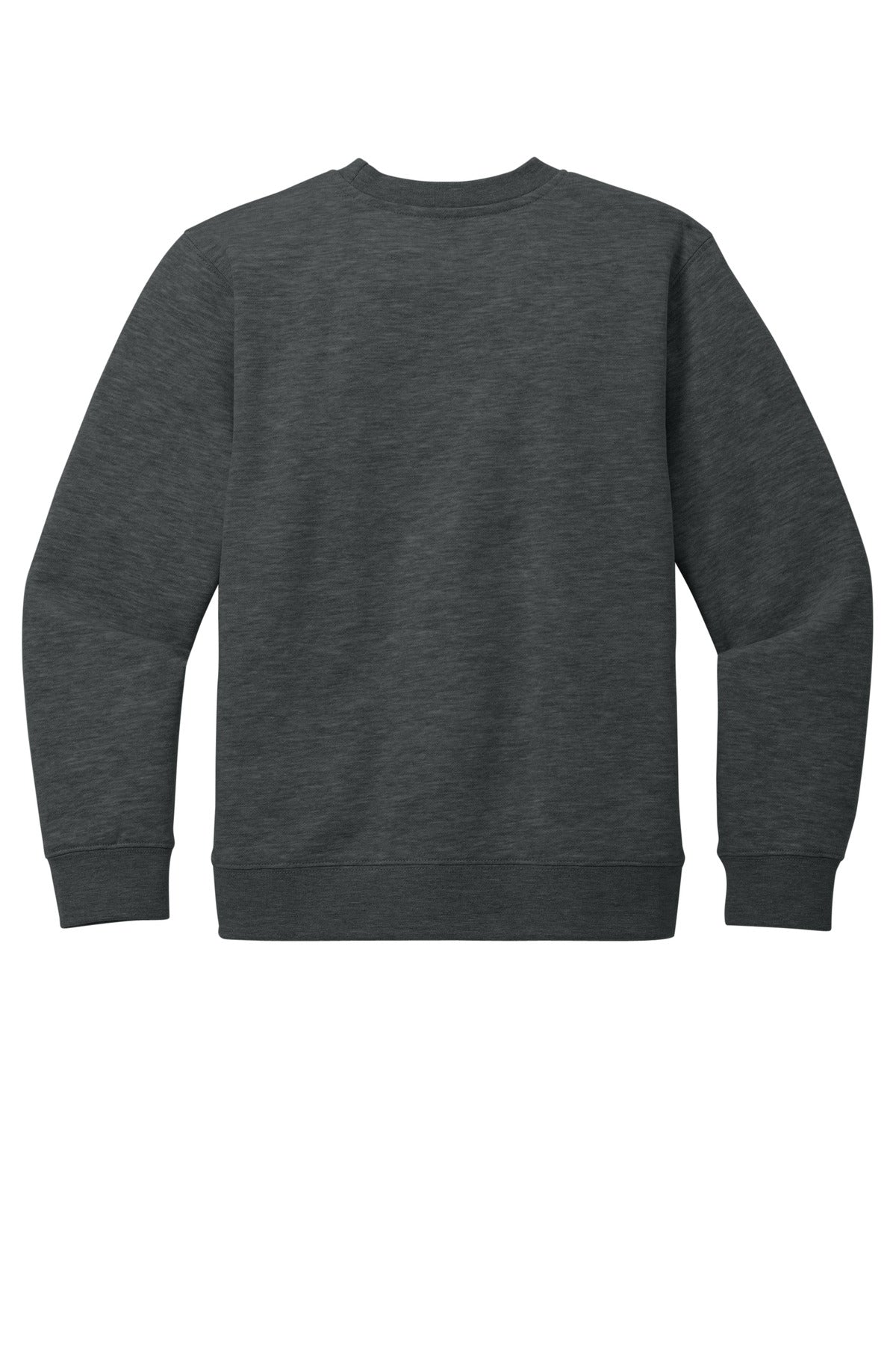 Custom Embroidered District Sweatshirts/Fleece in Heathered Charcoal