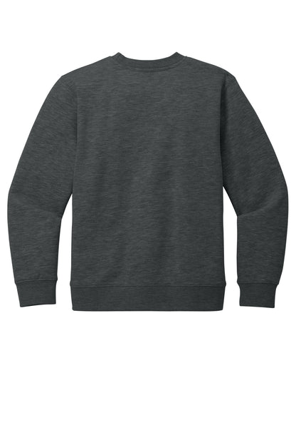 Custom Embroidered District Sweatshirts/Fleece in Heathered Charcoal