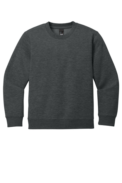 Custom Embroidered District Sweatshirts/Fleece in Heathered Charcoal