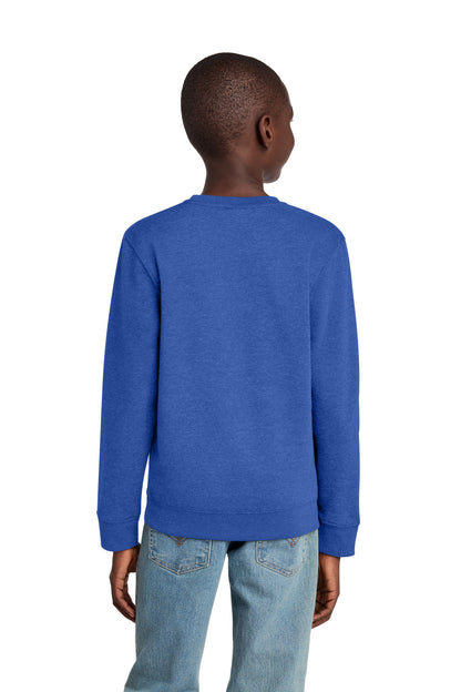 Custom Embroidered District Sweatshirts/Fleece in Royal Frost