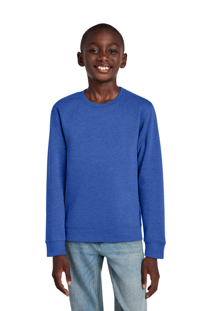 Custom Embroidered District Sweatshirts/Fleece in Royal Frost