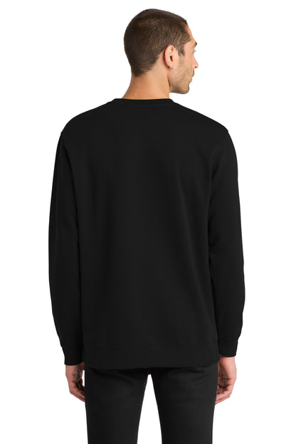 Custom Embroidered District Sweatshirts in Black