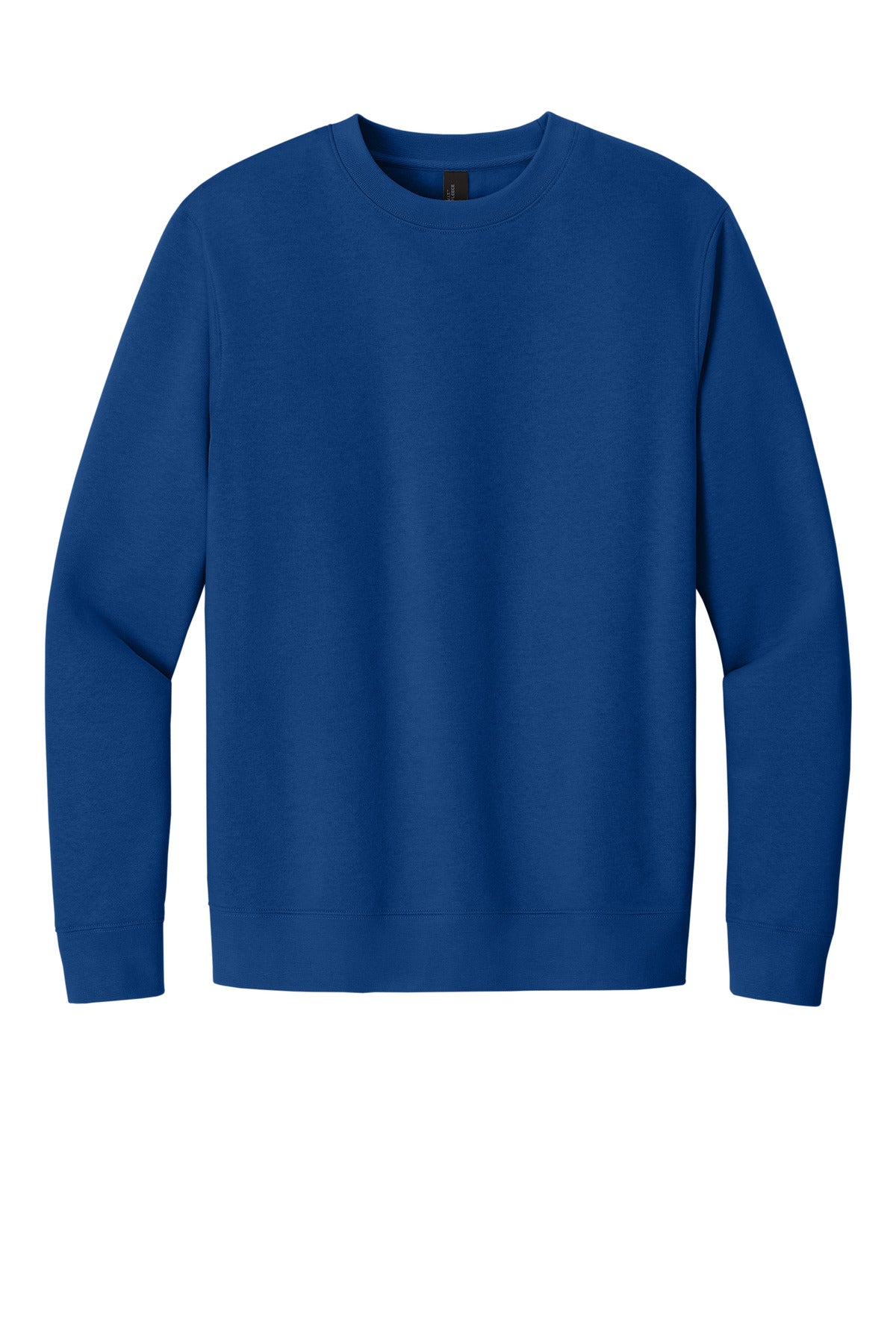 Custom Embroidered District Sweatshirts in Deep Royal