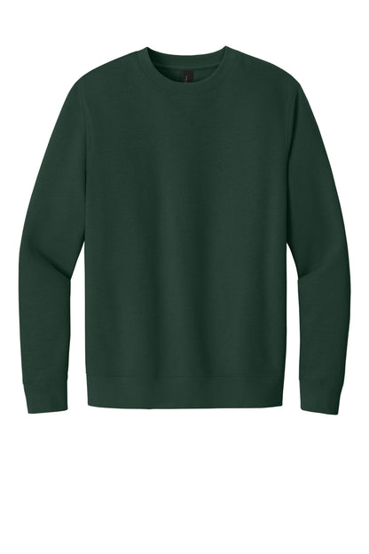 Custom Embroidered District Sweatshirts in Forest Green