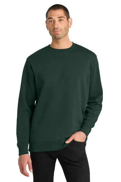 Custom Embroidered District Sweatshirts in Forest Green