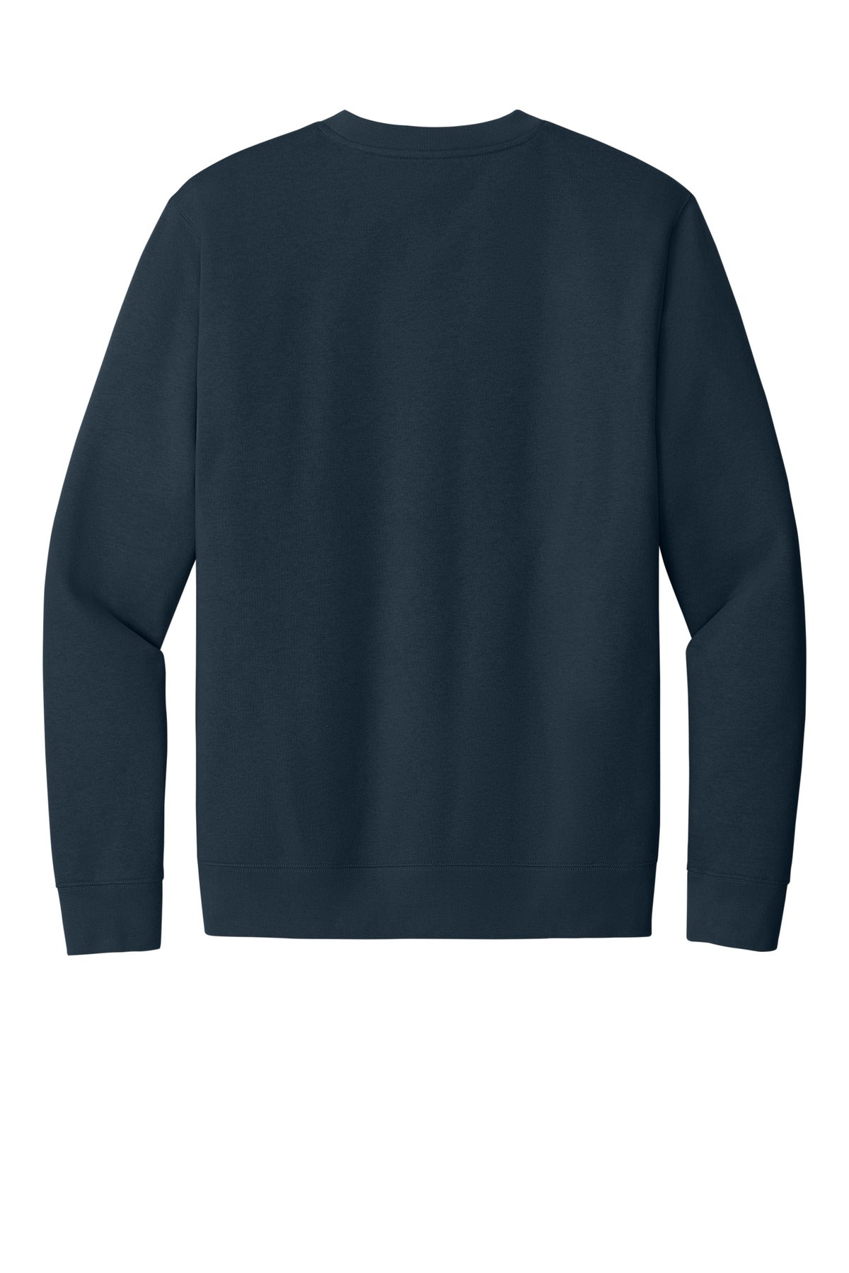 Custom Embroidered District Sweatshirts in New Navy