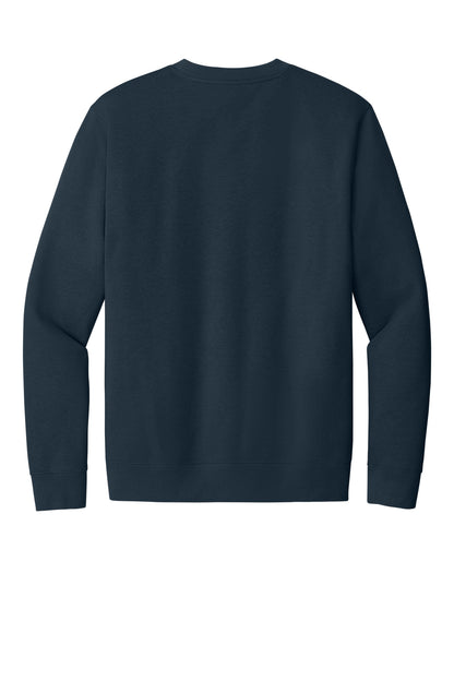 Custom Embroidered District Sweatshirts in New Navy