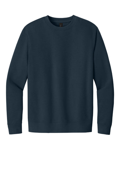 Custom Embroidered District Sweatshirts in New Navy