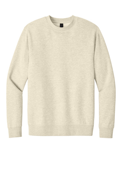 Custom Embroidered District Sweatshirts in Oatmeal Heather