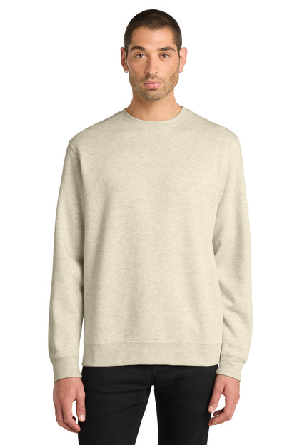 Custom Embroidered District Sweatshirts in Oatmeal Heather