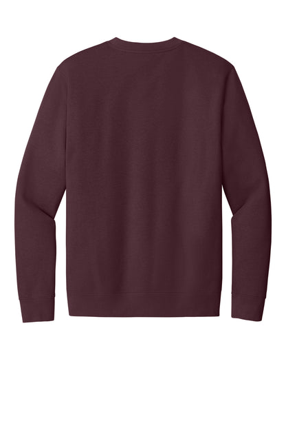Custom Embroidered District Sweatshirts in Plum