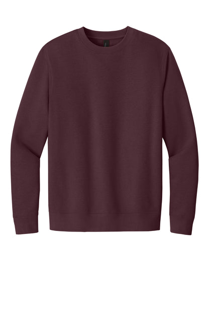 Custom Embroidered District Sweatshirts in Plum