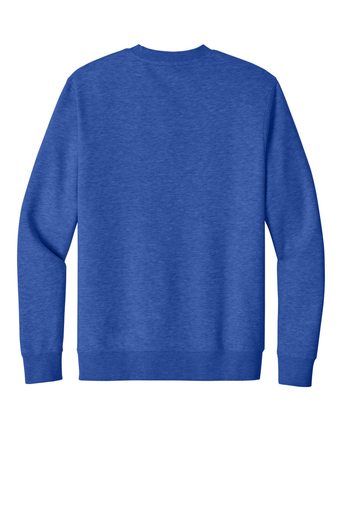 Custom Embroidered District Sweatshirts in Royal Frost