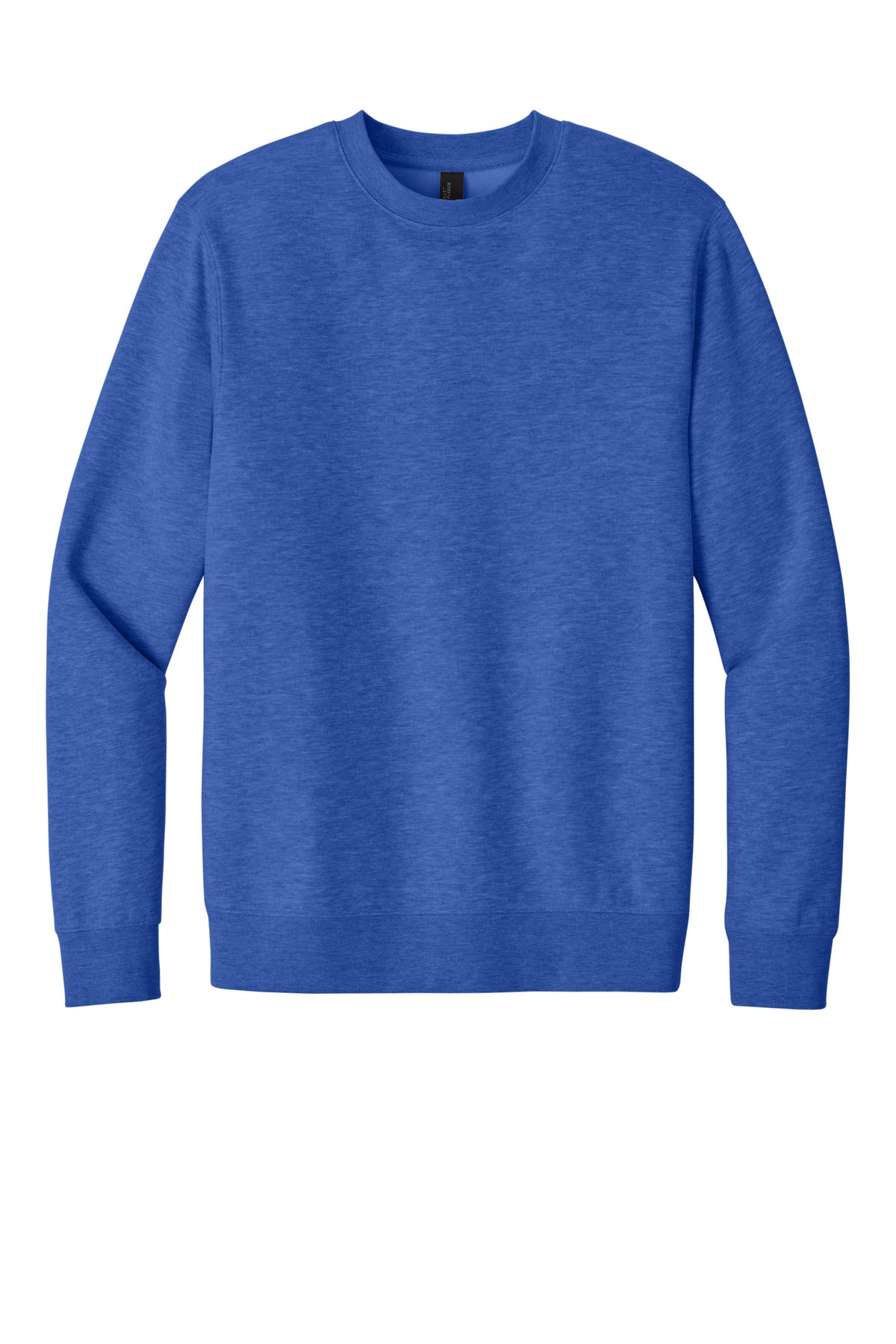 Custom Embroidered District Sweatshirts in Royal Frost