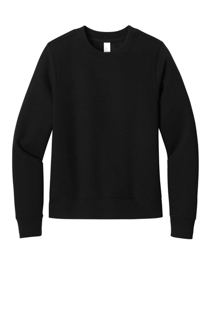 Custom Embroidered District Sweatshirts in Black