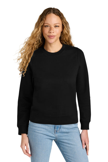Custom Embroidered District Sweatshirts in Black
