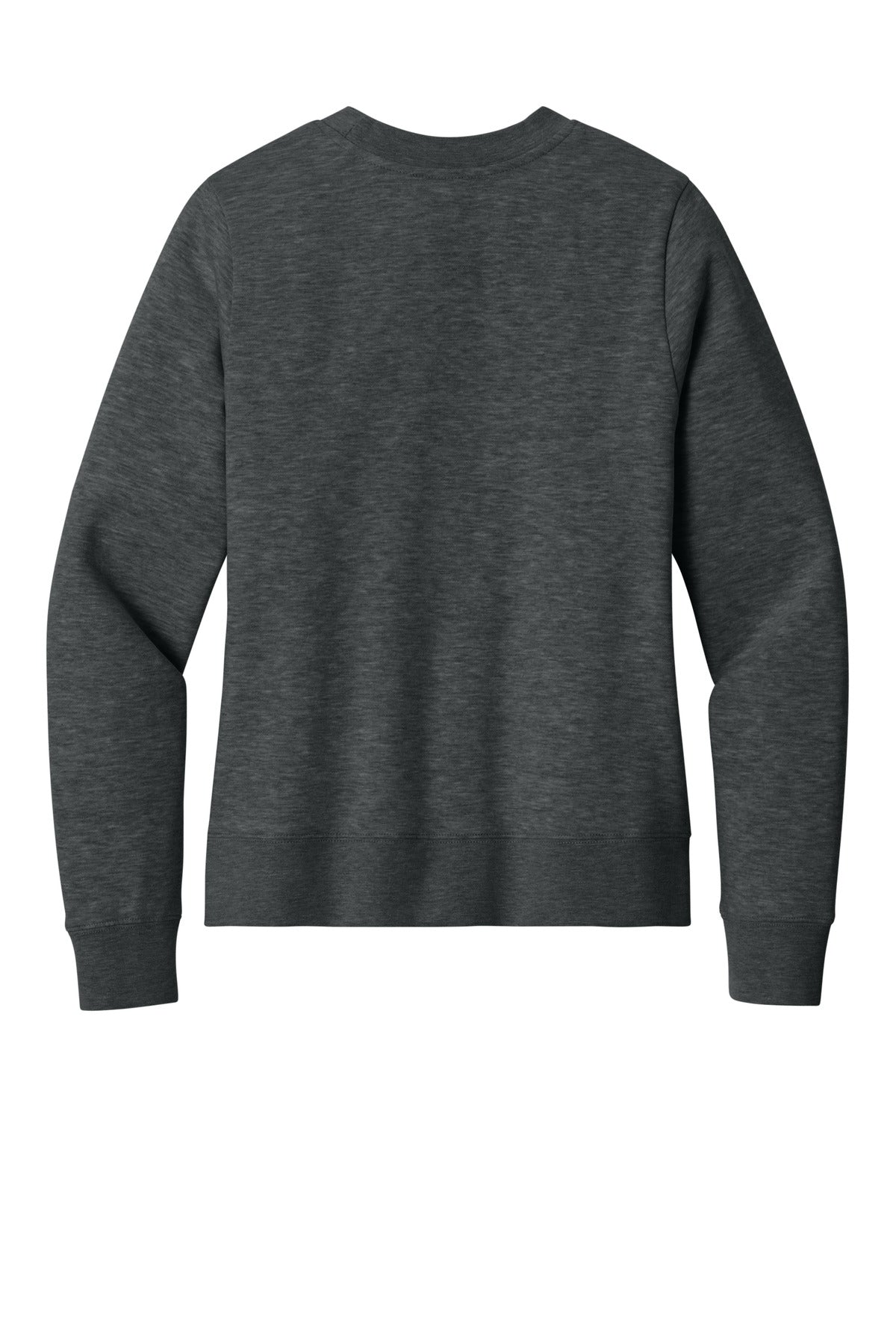 Custom Embroidered District Sweatshirts in Heathered Charcoal