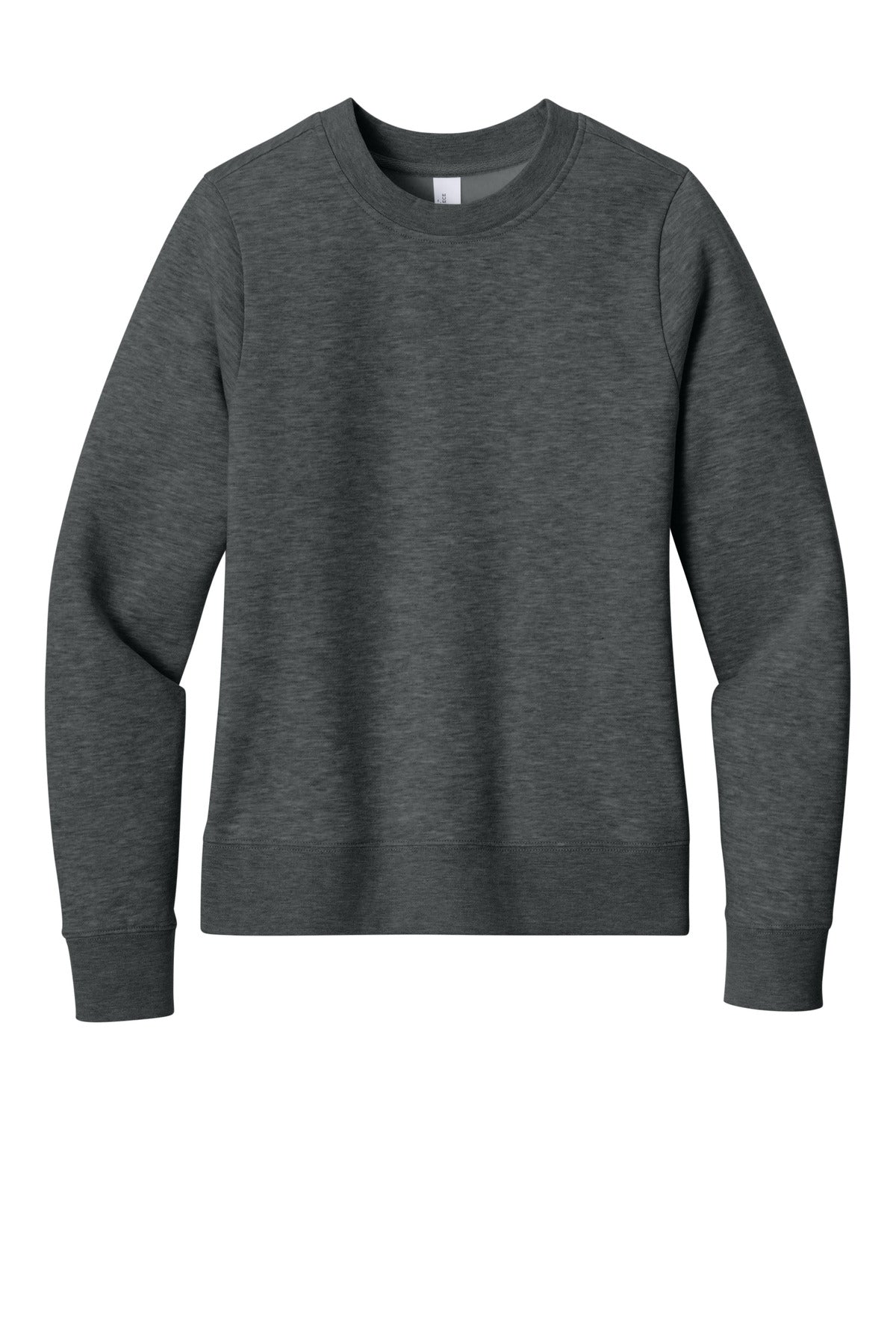 Custom Embroidered District Sweatshirts in Heathered Charcoal