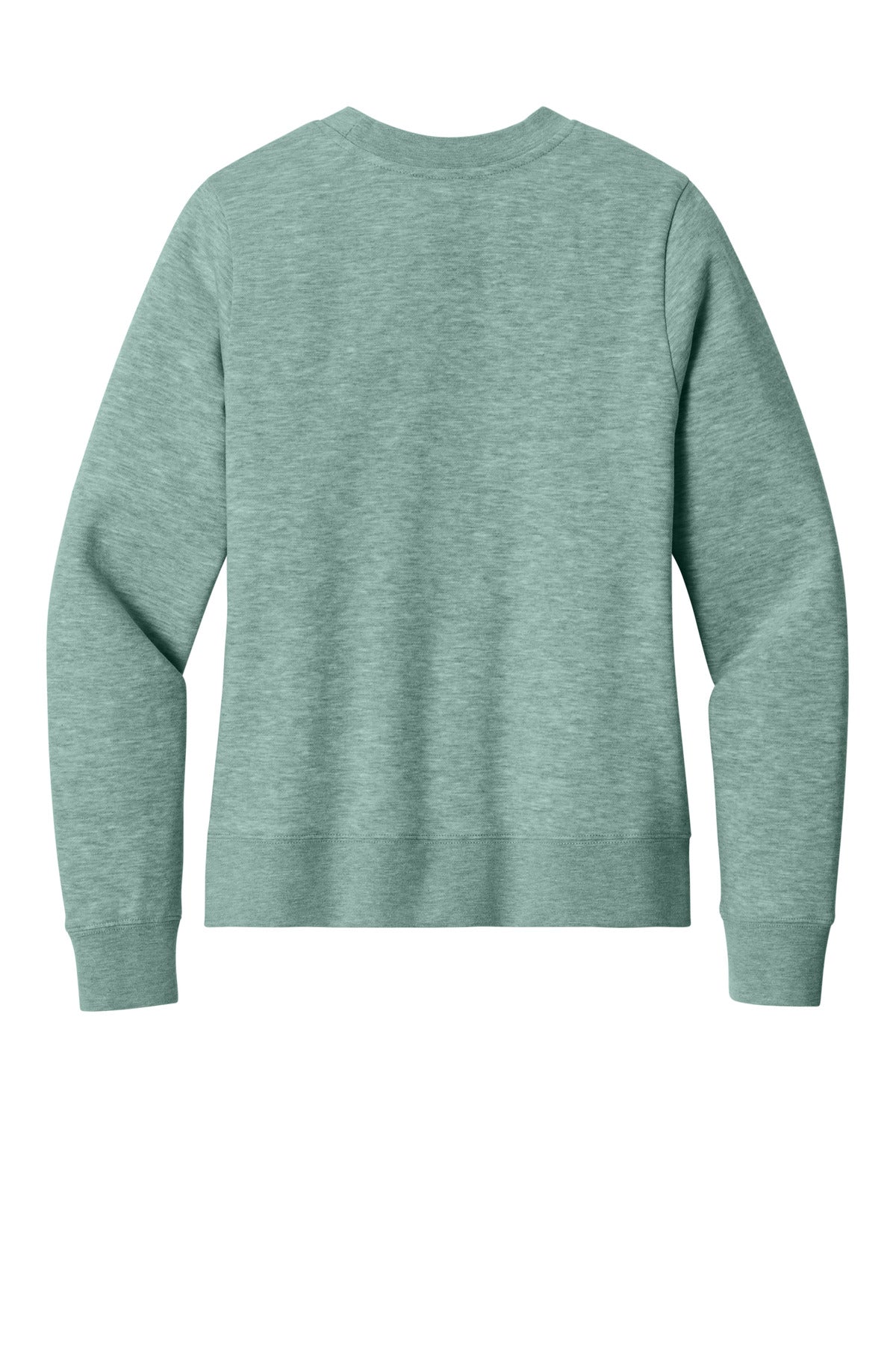 Custom Embroidered District Sweatshirts in Heathered Dusty Sage