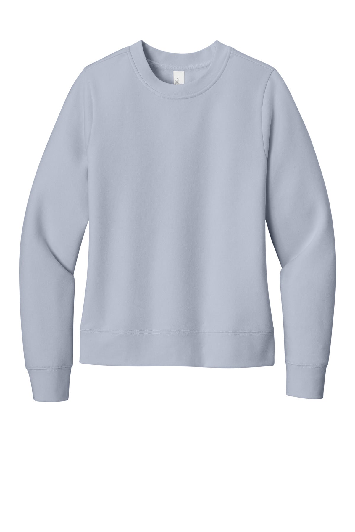 Custom Embroidered District Sweatshirts in Icelandic Purple