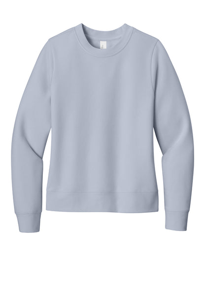 Custom Embroidered District Sweatshirts in Icelandic Purple