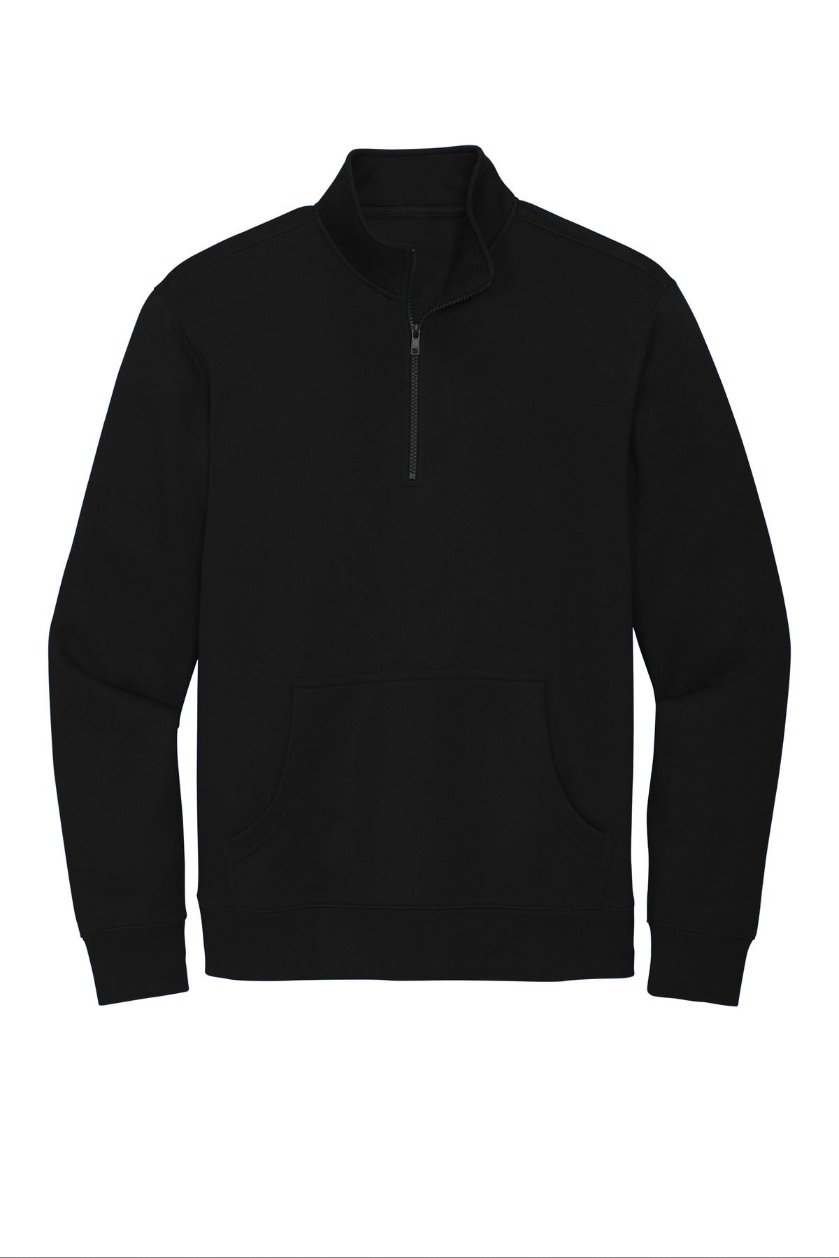 Custom Embroidered District Sweatshirts in Black