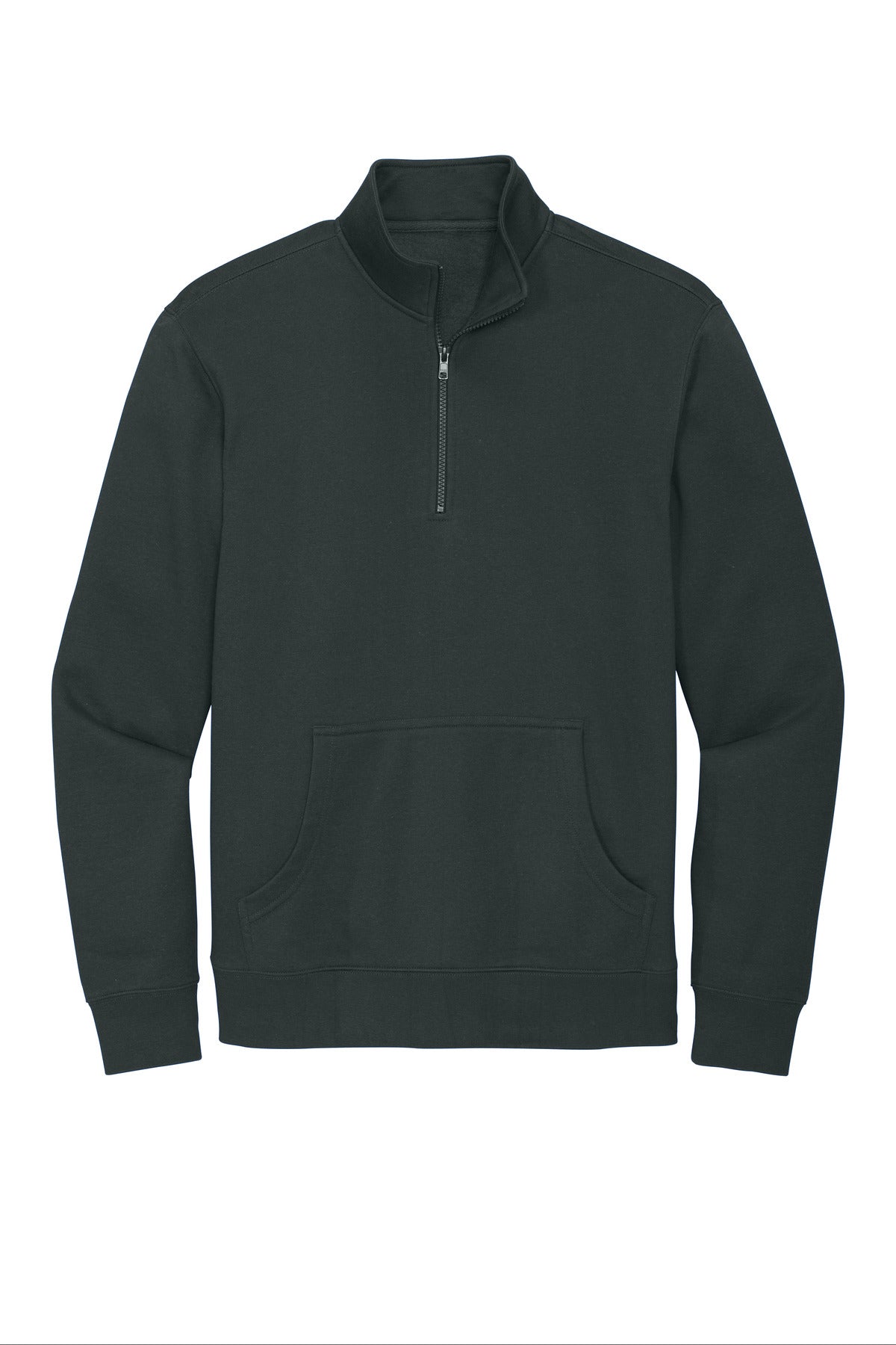 Custom Embroidered District Sweatshirts in Charcoal