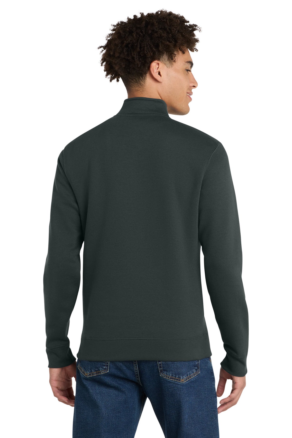 Custom Embroidered District Sweatshirts/Fleece in Charcoal