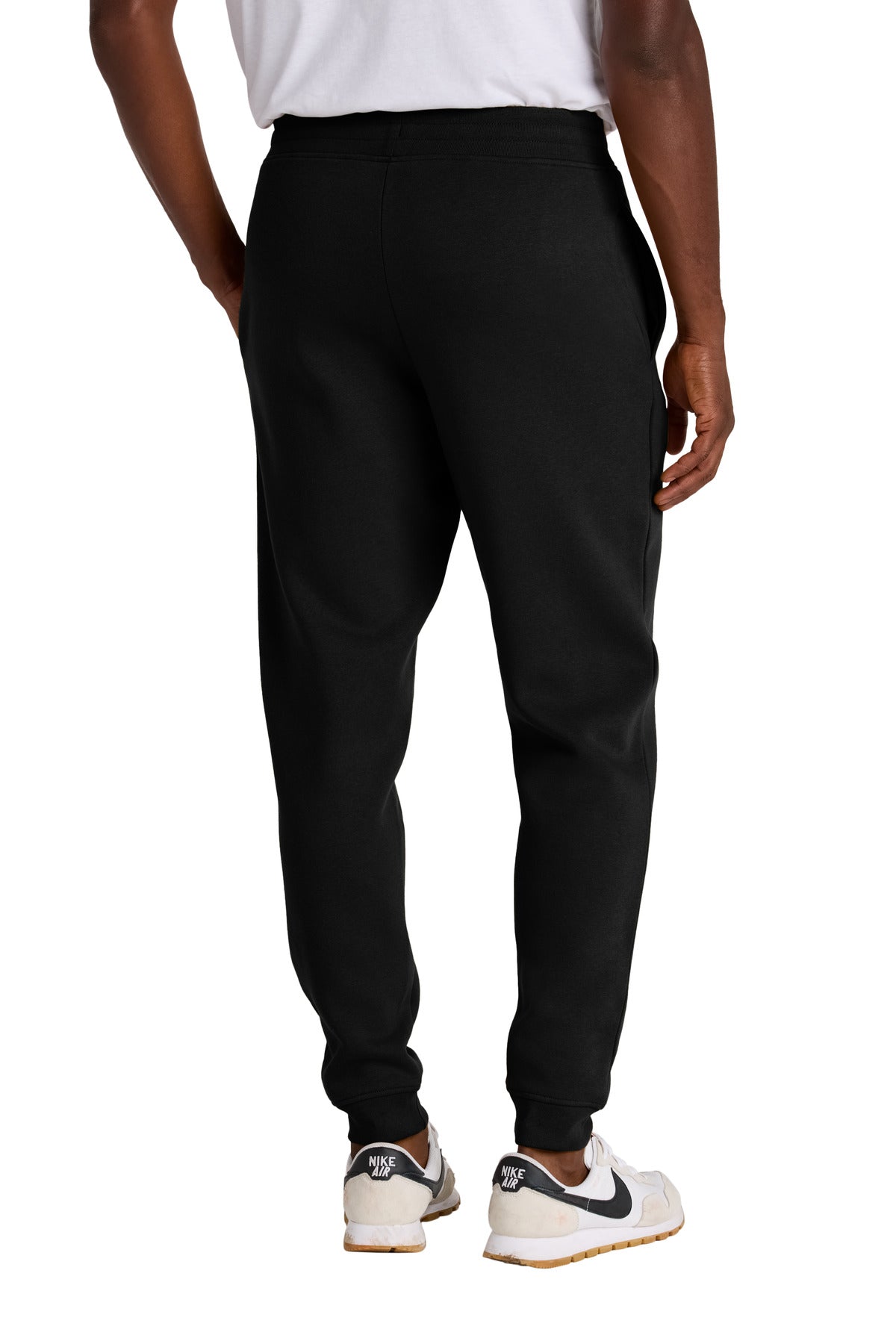 Custom Embroidered District Bottoms in Black