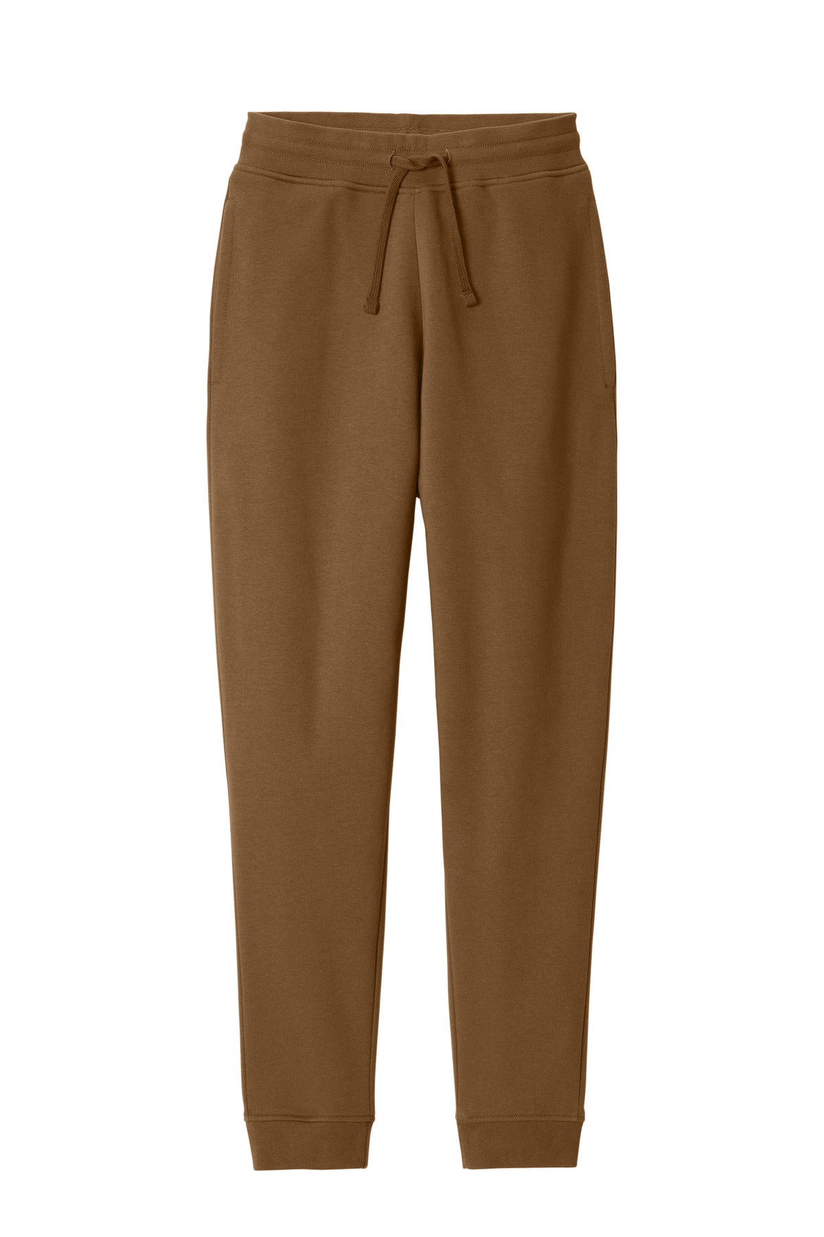 Custom Embroidered District Bottoms in Duck Brown