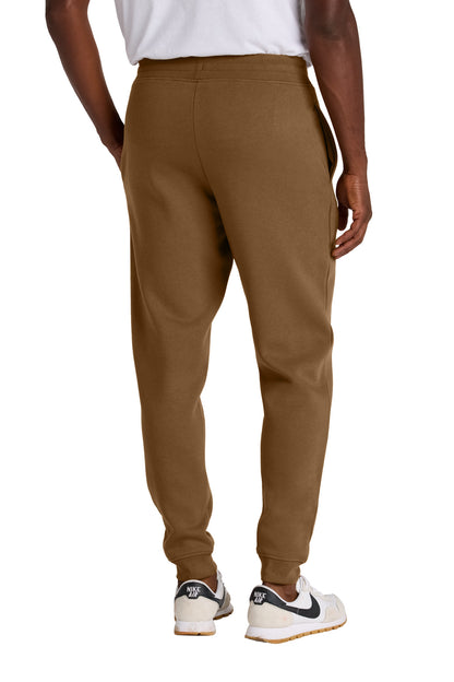 Custom Embroidered District Bottoms in Duck Brown