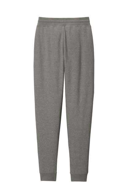 Custom Embroidered District Bottoms in Grey Frost