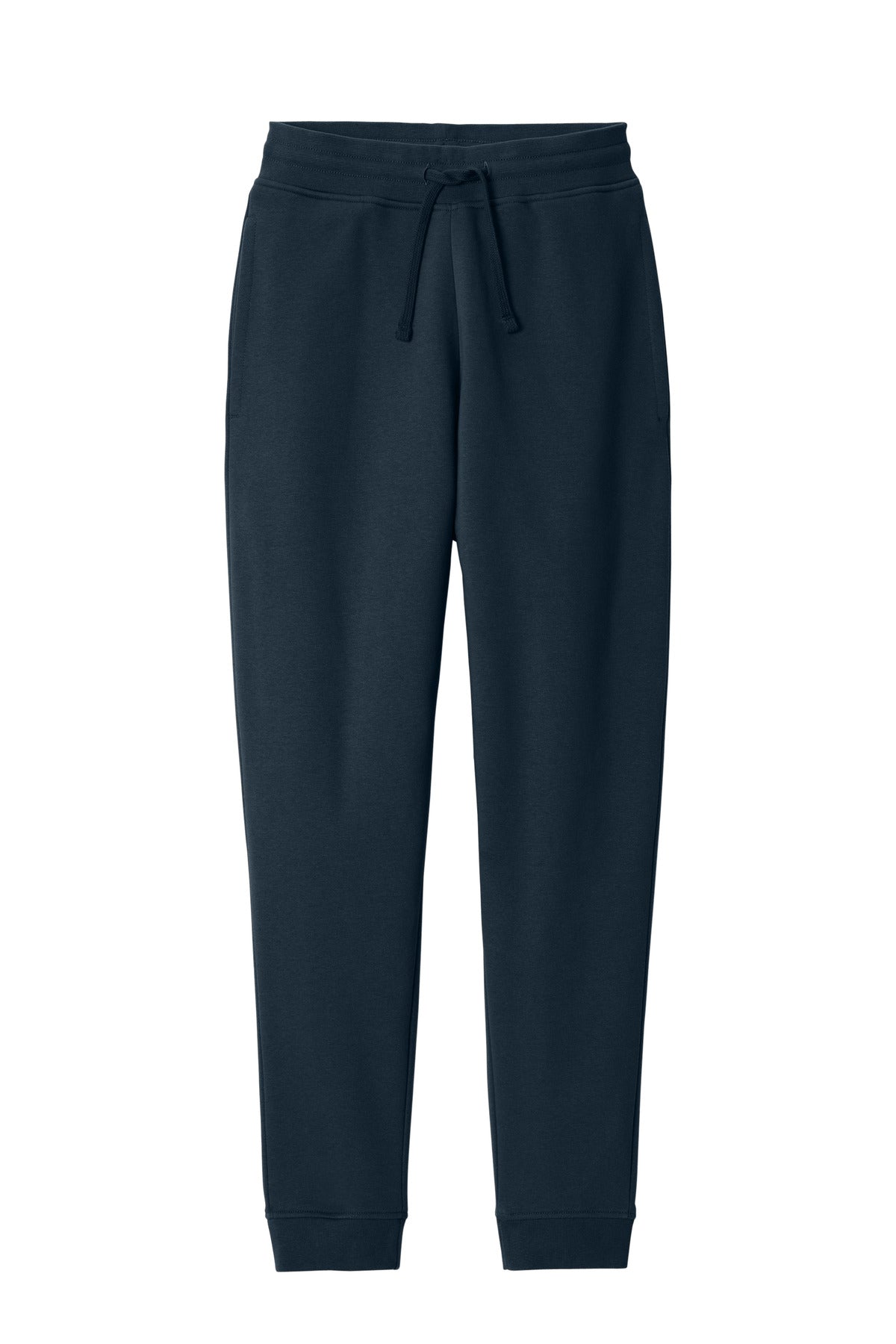 Custom Embroidered District Bottoms in New Navy