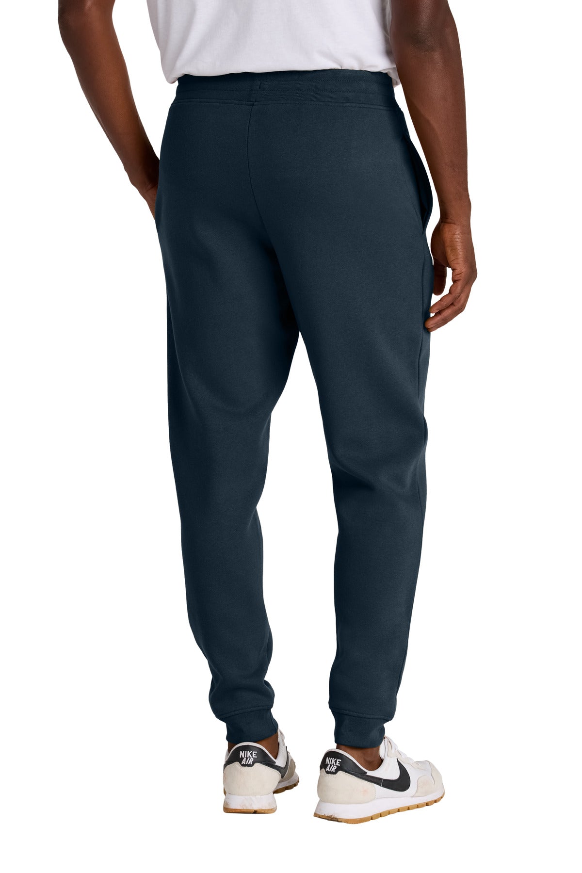 Custom Embroidered District Bottoms in New Navy