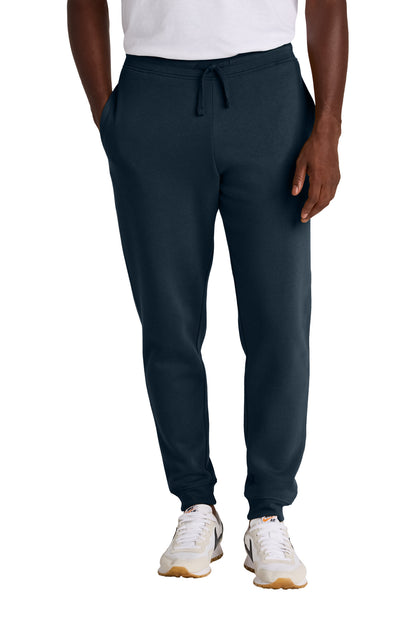 Custom Embroidered District Bottoms in New Navy