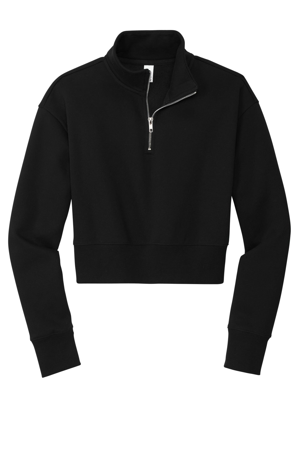 Custom Embroidered District Sweatshirts/Fleece in Black