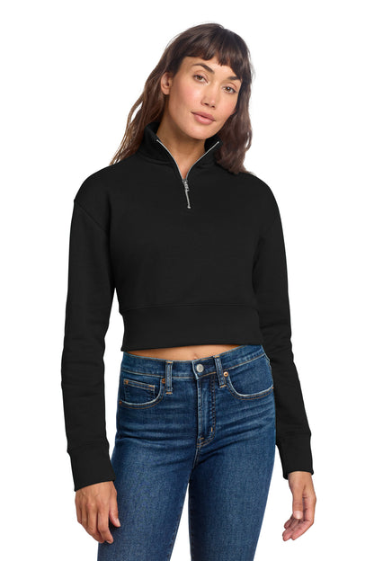 Custom Embroidered District Sweatshirts/Fleece in Black