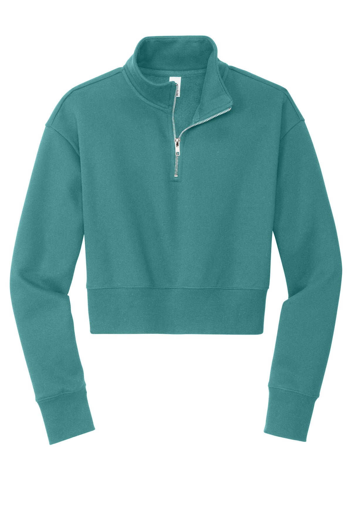 Custom Embroidered District Sweatshirts/Fleece in Eucalyptus Blue
