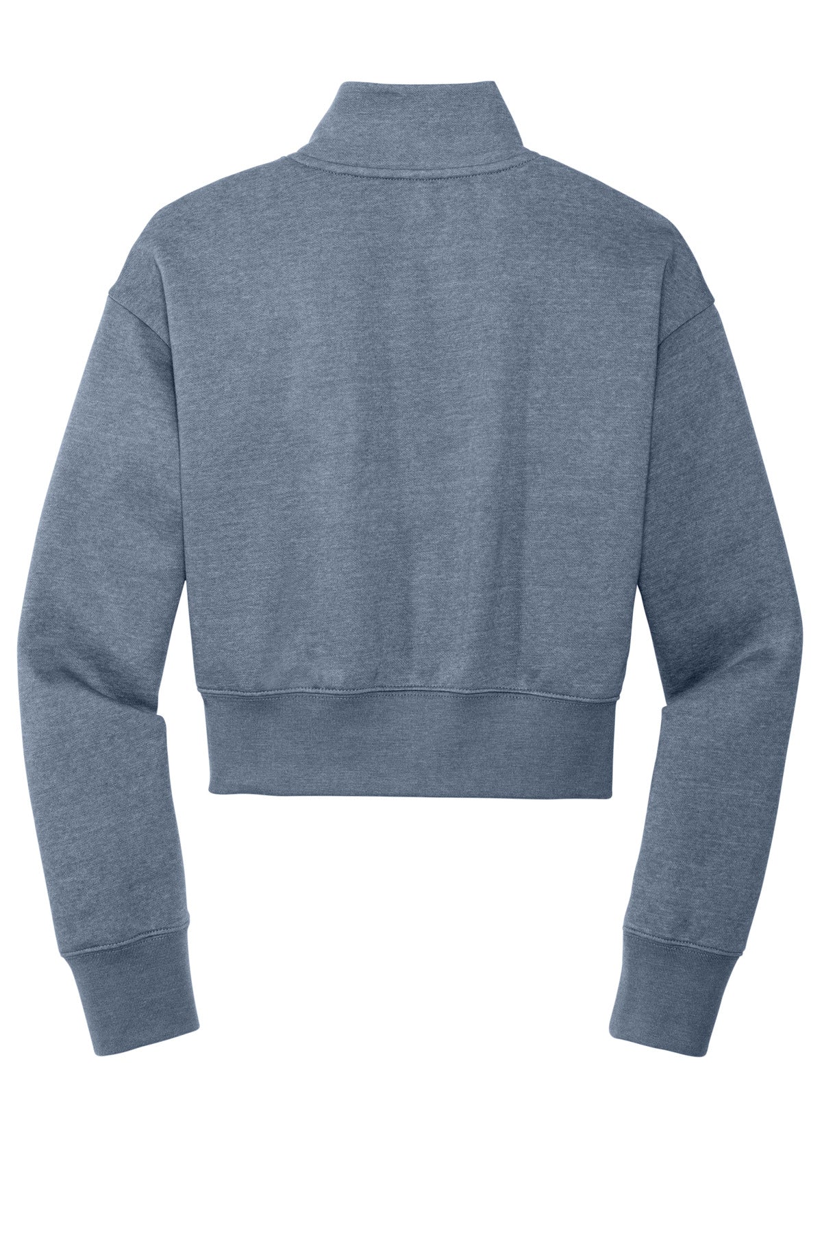 Custom Embroidered District Sweatshirts/Fleece in Flint Blue Heather