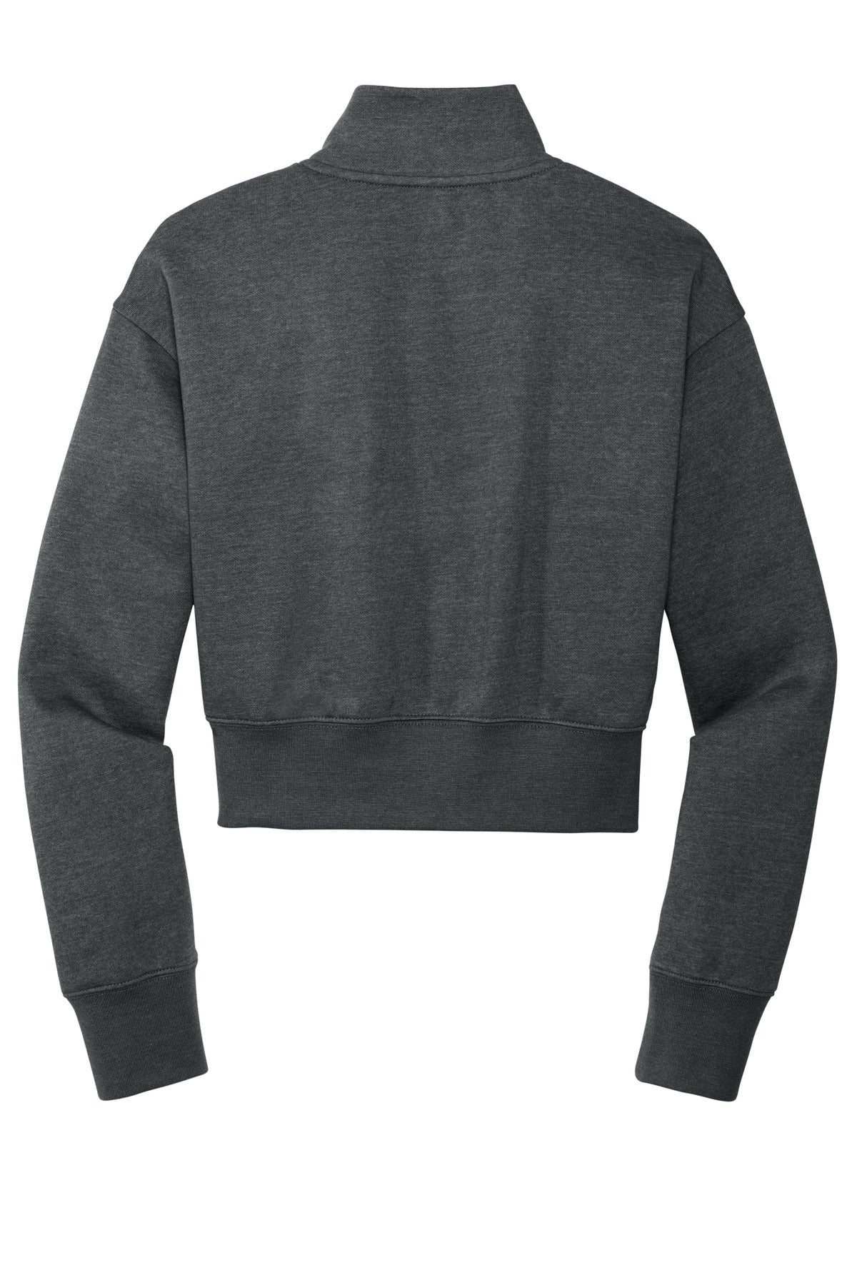 Custom Embroidered District Sweatshirts/Fleece in Heathered Charcoal