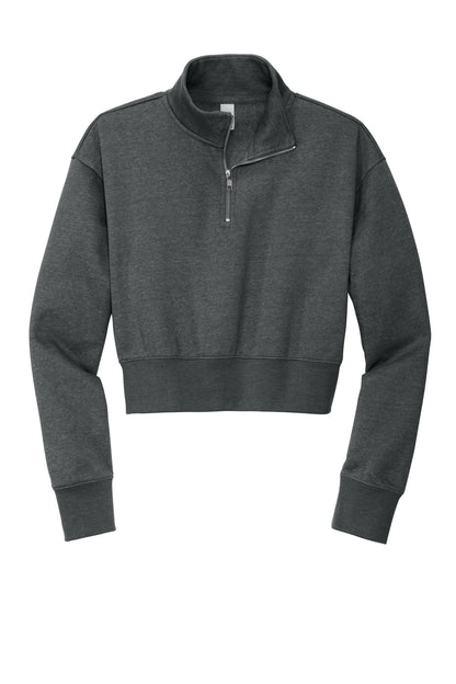 Custom Embroidered District Sweatshirts/Fleece in Heathered Charcoal