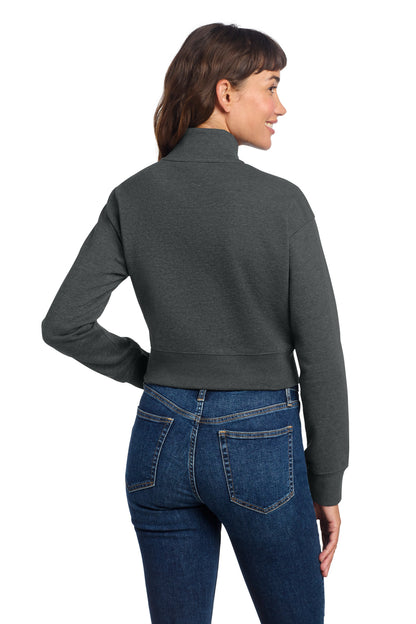 Custom Embroidered District Sweatshirts/Fleece in Heathered Charcoal