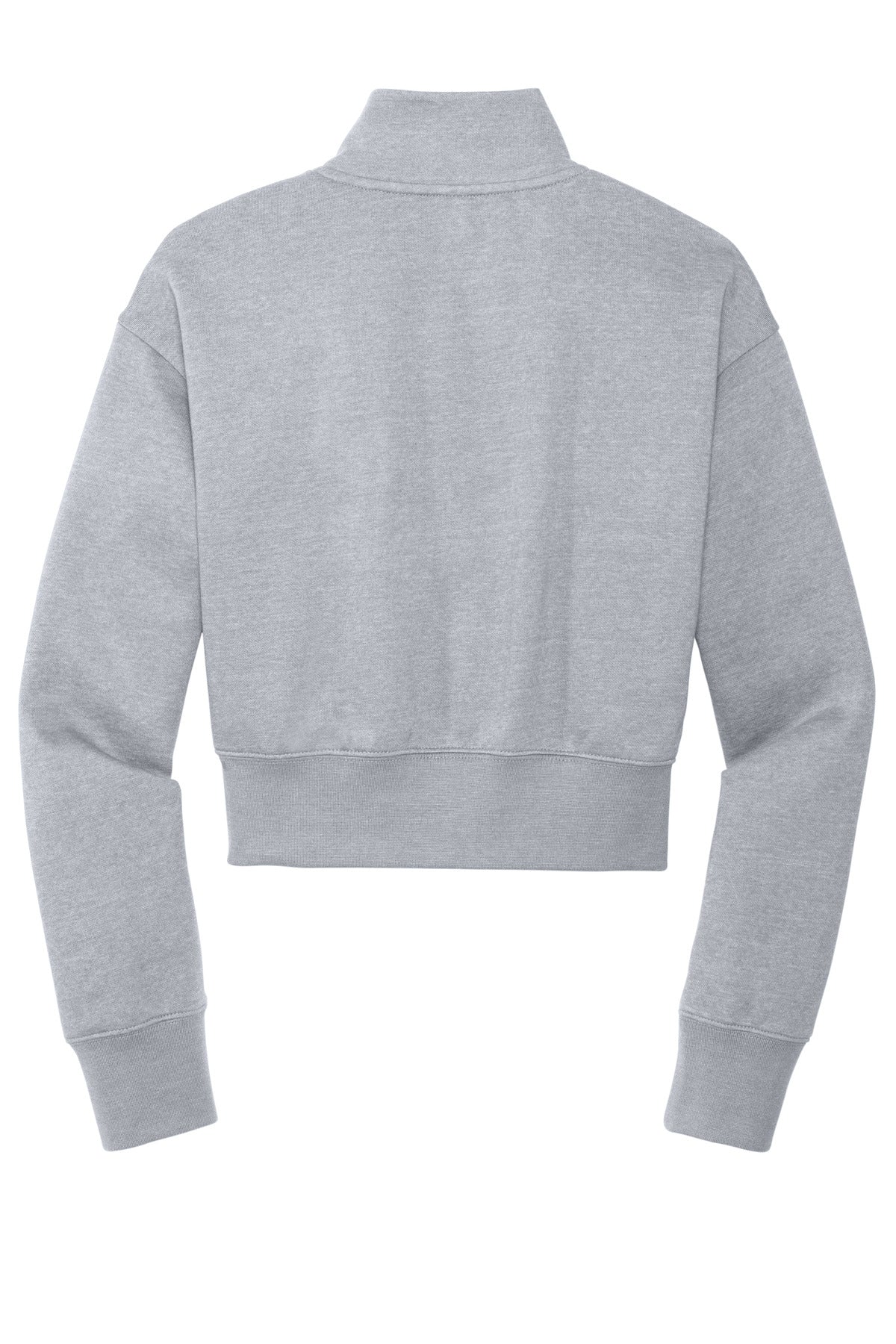 Custom Embroidered District Sweatshirts/Fleece in Light Heather Grey
